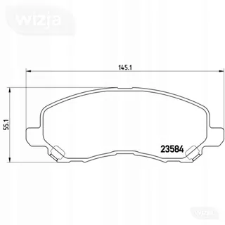 Stabdžių kaladėlių komplektas 00K68020494AC – nuotrauka 4