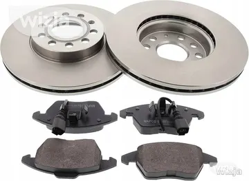KOMPLEKTAS diskai kaladėlės priekis VW BEETLE CADDY III IV TOURAN 288mm