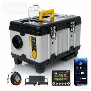 Stovėjimo šildytuvas 8kW 12V/24V Bluetooth su CO jutikliu, integruotas A2409Pro – nuotrauka 1