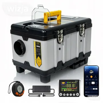 Stovėjimo šildytuvas 8kW 12V/24V Bluetooth su CO jutikliu, integruotas