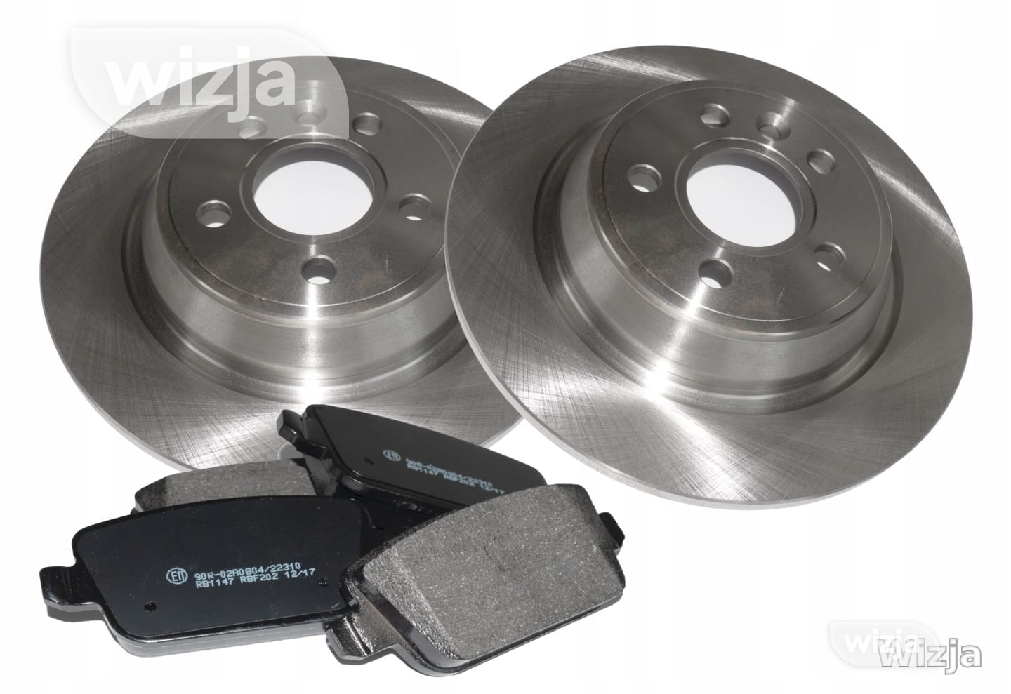 Stabdžių diskų ir kaladėlių komplektas x2 galas Ford Mondeo IV MK4 S-Max Galaxy Kuga