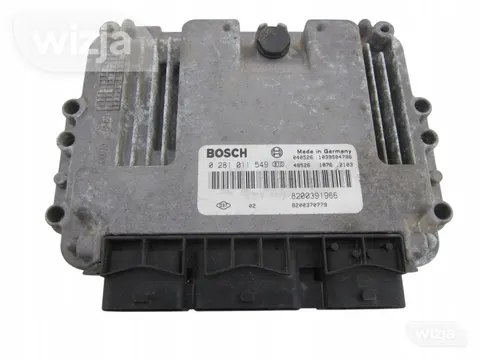 Variklio valdiklis ECU 0281011549 8200391966 RENAULT 1.9DCI