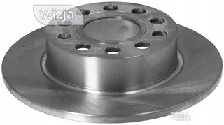 Komplektas: diskai x2 + kaladėlės galas Audi A3 OCTAVIA II Seat Toledo Leon VW Golf V VI 029970 – nuotrauka 2