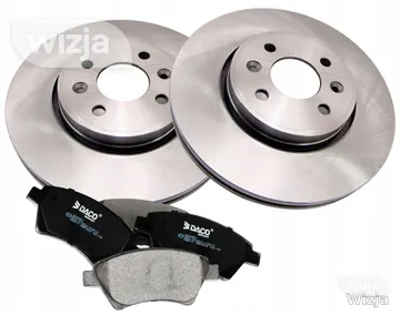Diskų ir kaladėlių komplektas x2 RENAULT SCENIC MEGANE II priekis