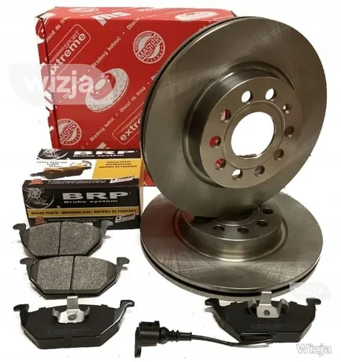 Diskų ir kaladėlių komplektas priekis Audi A3 Leon Toledo VW Golf 5 6 Skoda Octavia 2 -280 mm
