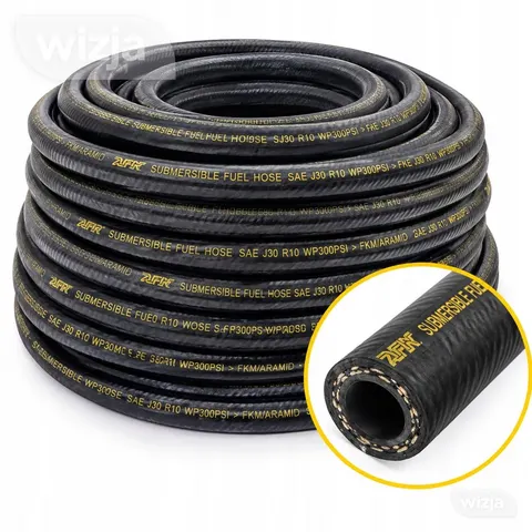 Panardinamas kuro vamzdelis 8 mm - 10cm SAE J30 R10 - 20 BAR -40°C/+125°C