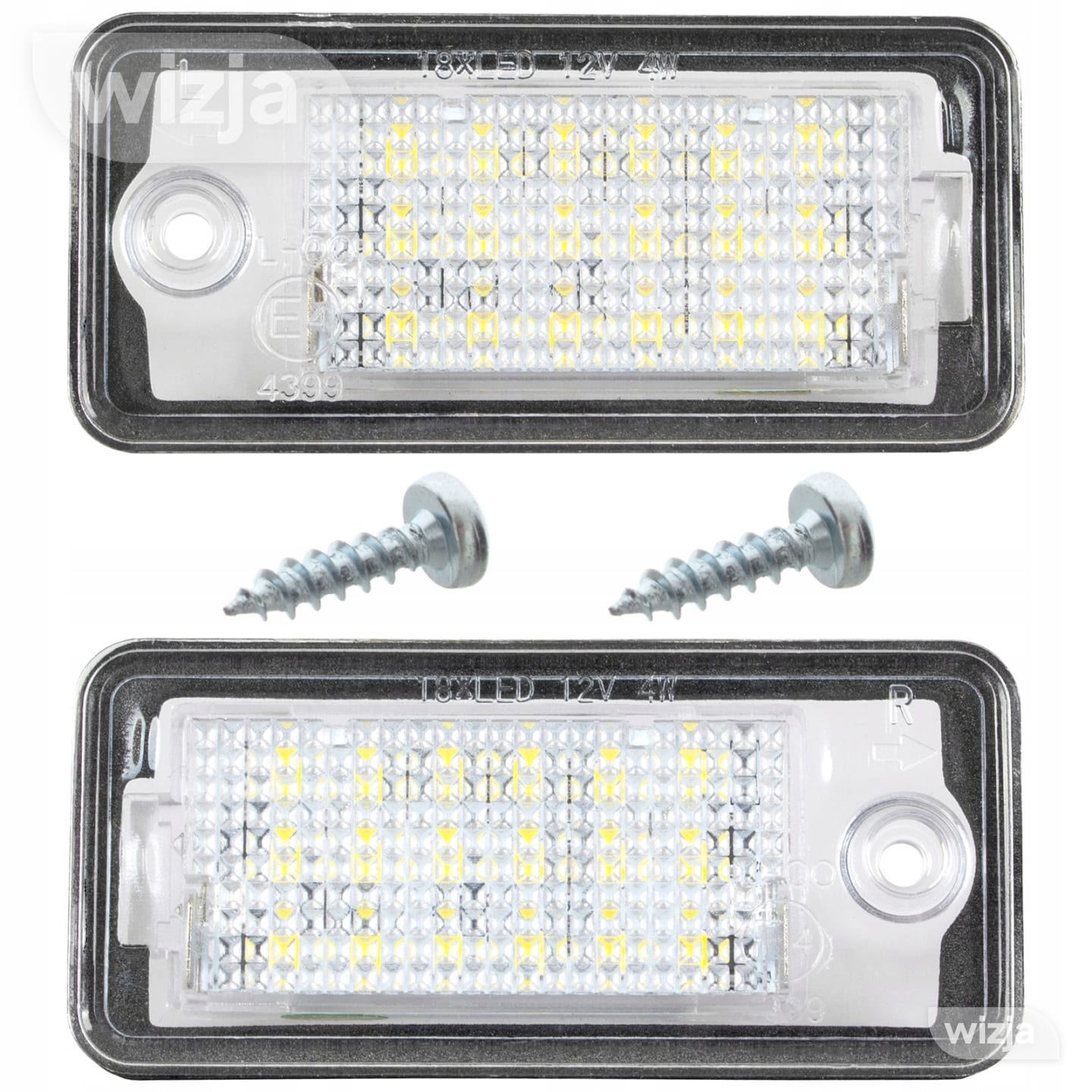 Numerio apšvietimo LED lemputės, skirtos Audi A3 8P A4 B6 B7 A6 DA-35265 – nuotrauka 1