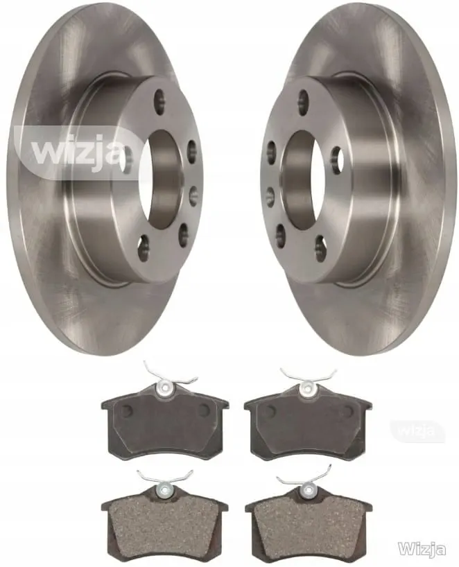 Stabdžių diskai ir kaladėlės galas VW GOLF 4 IV V POLO AUDI A3 TT FABIA LEON TOLEDO OCTAVIA 0 986 478 492