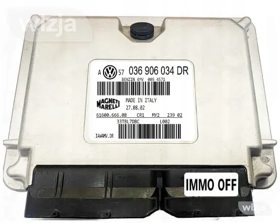 KOMPIUTERIS ECU VW 1.6 036906034DR IAW4MV.DR IMMO OFF