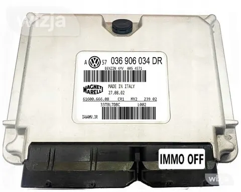 KOMPIUTERIS ECU VW 1.6 036906034DR IAW4MV.DR IMMO OFF