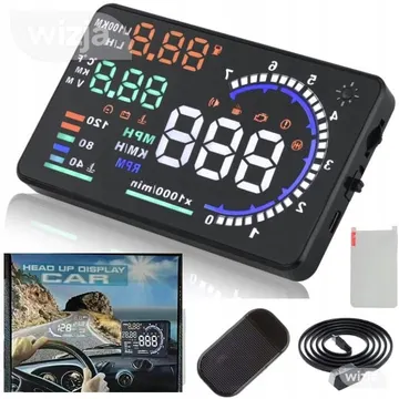 Automobilinis head-up ekranas A8 5,5 colio ABS universalus OBD-II