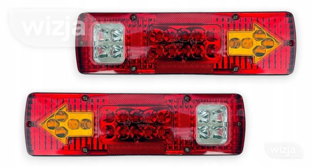 Galiniai LED žibintai - 19 vnt. LED priekaba priekabėlė krovininis - rinkinys 2 vnt. SUB33530X2